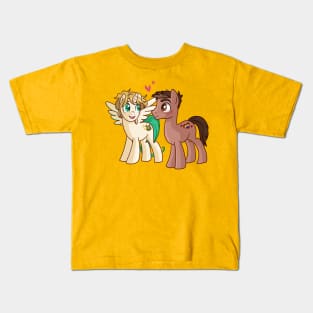 Orfeo y Hugo ponny Kids T-Shirt